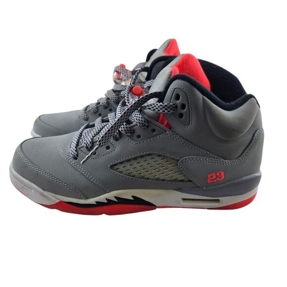 Nike Air Jordan 5 Retro GG Sneakers Youth 7 Hot Lava Grey Sports Athletic - Picture 7 of 12
